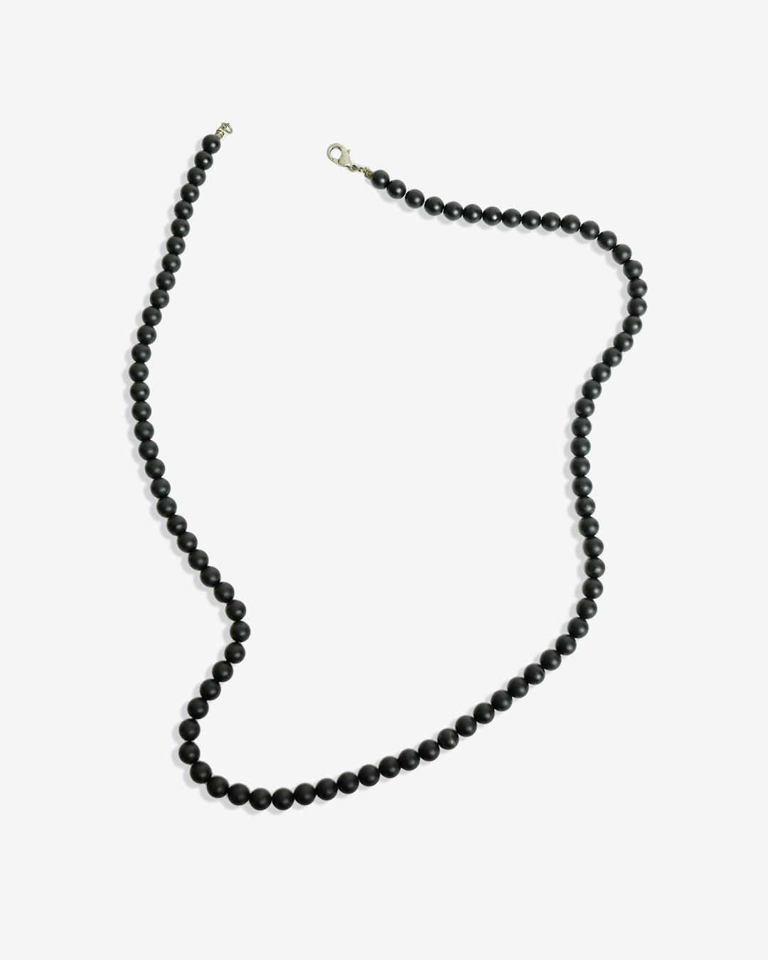 Necklace in Black Beads - URBANE MUSE CHRIS SMITH®