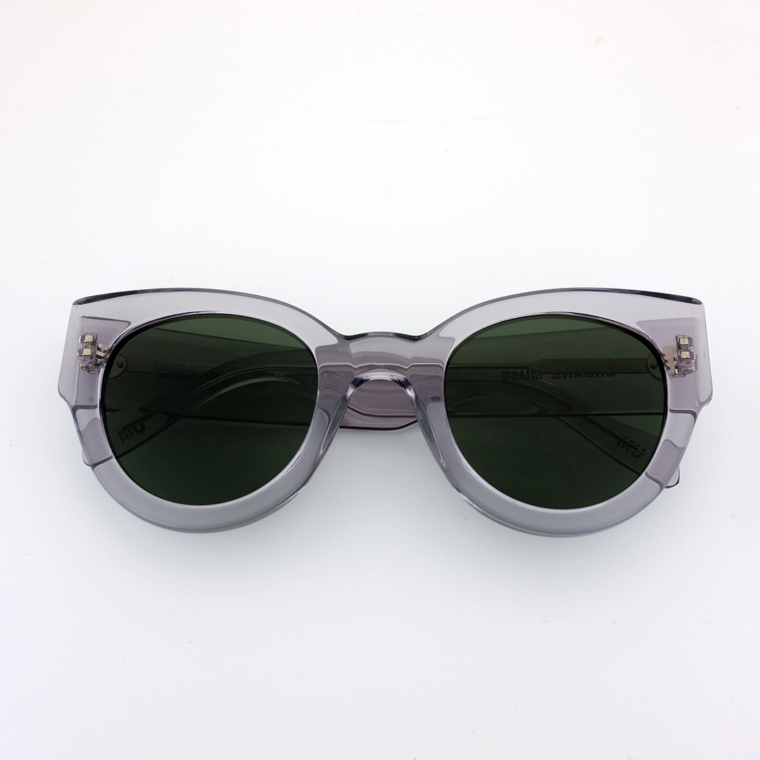 HUGO - Transparent-frame sunglasses with stainless-steel temples