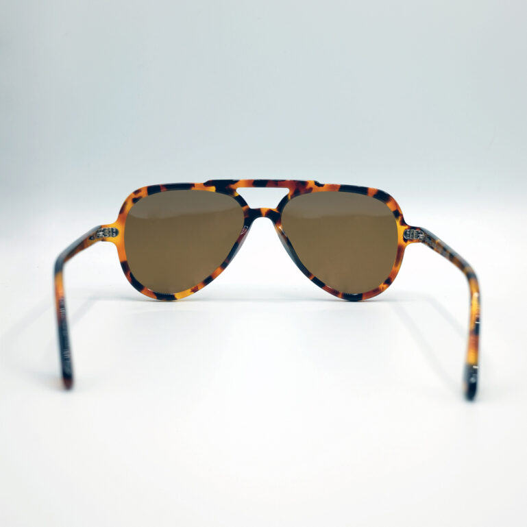 Tortoiseshell Aviator Sunglasses Brown Lens Urbane Muse Chris Smith® 