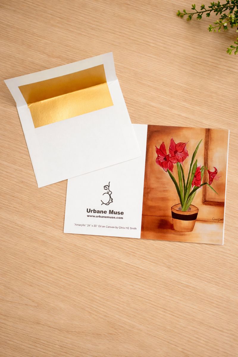 Amaryllis Greeting Cards
